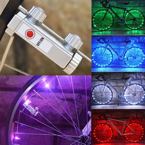 20 Led Bike Bicycle Cycling Rim Lights Led Wheel Spoke Light String