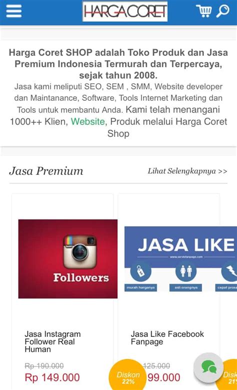 Toko Produk Jasa Software Serba Premium