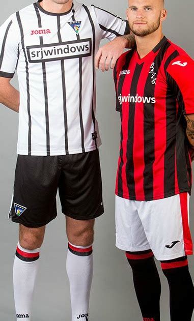New Dunfermline Athletic Kits 17 18 Joma Dafc Home And Away Shirts
