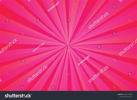 Pink Sunburst Pattern Background Rays Radial Stock Vector Royalty Free