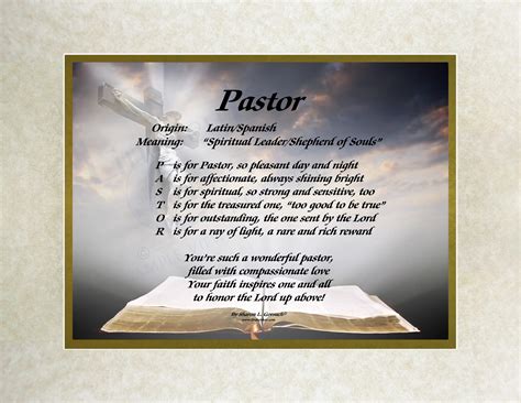 Free Printable Pastor Appreciation Poems