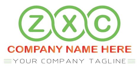 Premium Vector Zxc Letter Logo Design