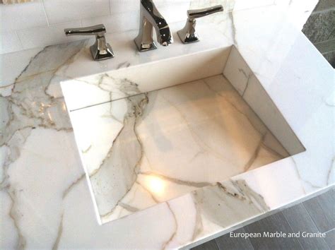 Marble Sinks Calacatta Gold Marble Marble Bathroom Counter