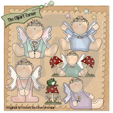 The Clipart Corner Baby Fairies Clip Art