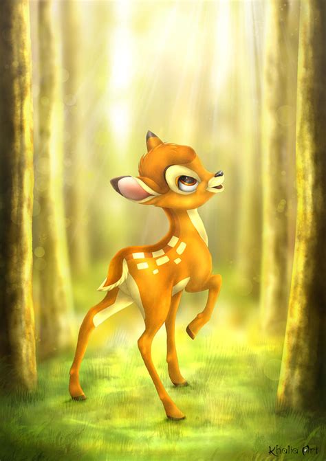 Bambi The First Sign Of Spring By Khaliaart On Deviantart