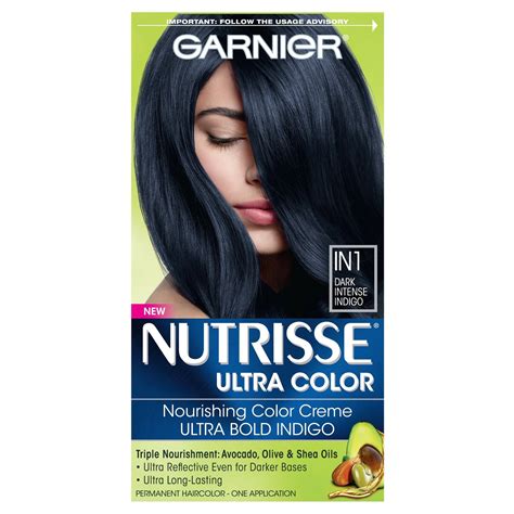 This time i tried this garnier nutrisse ultra color in the shade dark intense indigo. check out. Pin on Makeup & Hairstyles