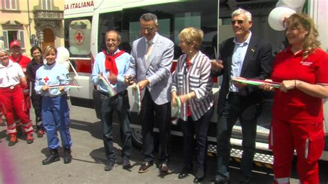 La Croce Rossa Festeggia In Piazza E Inaugura Una Nuova Ambulanza VIDEO TV Prato
