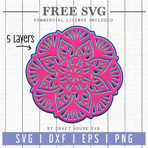 Free Svg Layered Layered Mandala Svg Files For Crafters 4097 Svg