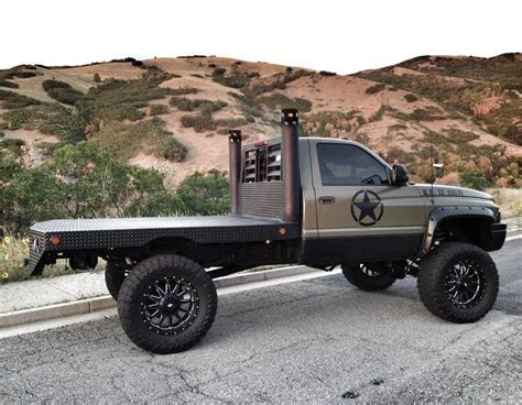 Lifted 2nd Gen Flatbed Ram Ready For Anything Ram Trucks Dodge Trucks