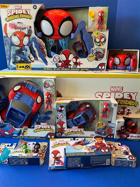 Unboxing Hasbros Marvel Spidey And His Amazing Friends Toys Based On