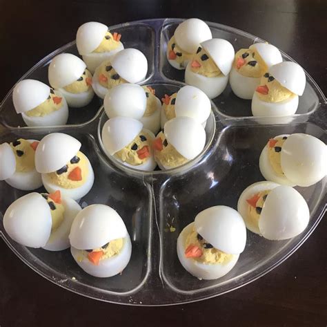 Easter Chick Deviled Eggs Recipe Allrecipes