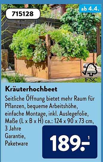 kräuterhochbeet angebot bei aldi sÜd 1prospekte de