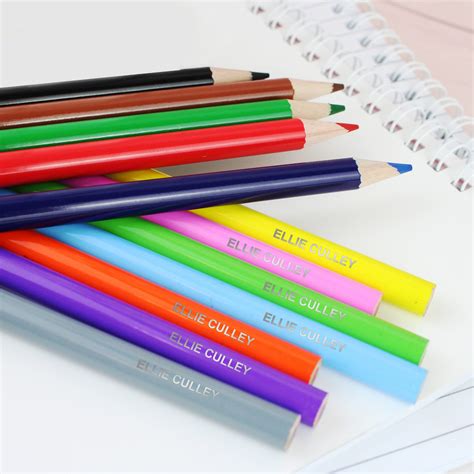 Personalised Colouring Pencils Uk