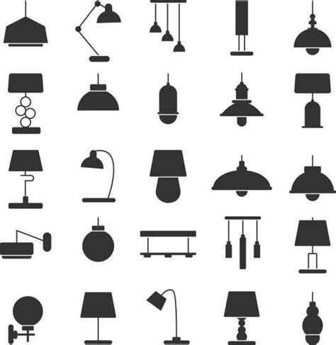 Lampshades Silhouette Stock Photos Pictures And Royalty Free Images Istock