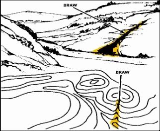 How To Identify Major Minor Terrain Features On A Map Gyan