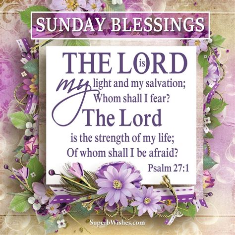 Powerful Sunday Blessings Bible Verses Superbwishes