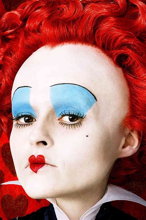Red Queen Alice In Wonderland Queen Of Hearts Makeup Halloween Makeup