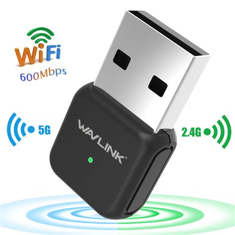 Wavlink 600mbps Usb Wi Fi Adapter 24g5g Wireless Dual Band Ethernet