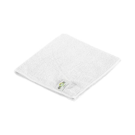 14 x14 microfiber cloth 240gsm white clean spot