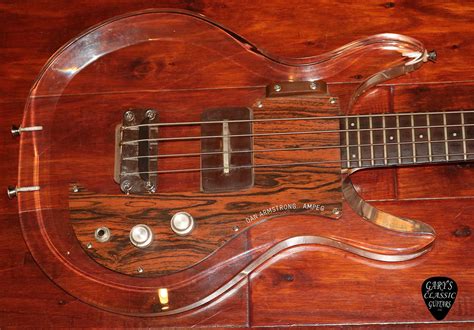 Ampeg Dan Armstrong Lucite Bass 1969 Bass For Sale Garys Classic Guitars