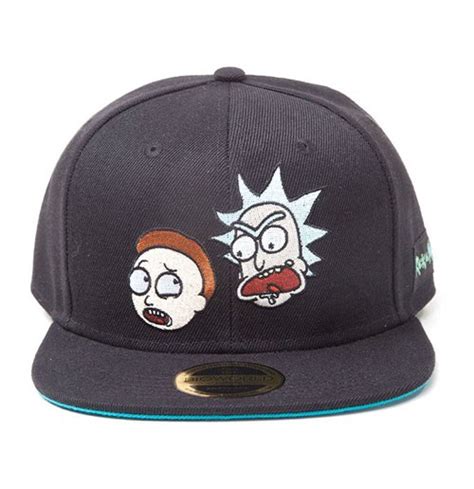 Buy Rick And Morty Characters Snapback Baseball Cap Black