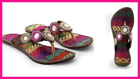 Rajasthani Ethnic Wear Chappal Designs For Women Youtube