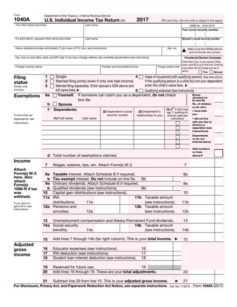 Tax Form Printable