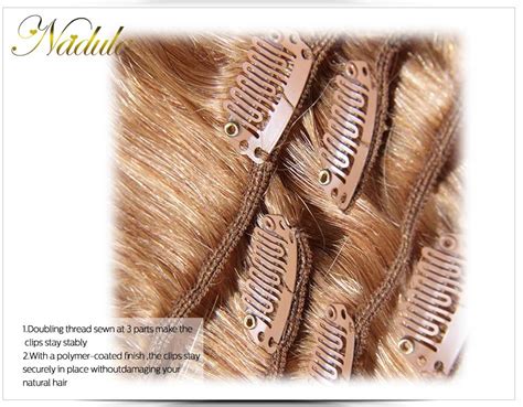 Nadula 613 Lightest Blonde Clip In Human Hair Extensions Affordable Real Human Hair Extensions