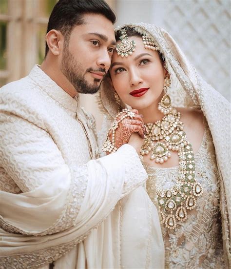 Gauahar Khan Looks Enchanting In Her All White Ensemble On Her Wedding Day