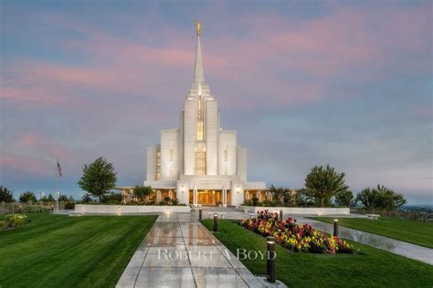 Rexburg Temple Covenant Path Robert A Boyd Fine Art And Lds Temples