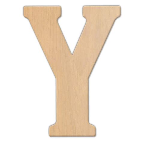 Jeff Mcwilliams Designs 23 In Oversized Unfinished Wood Letter Y