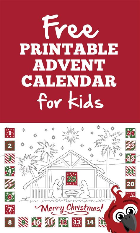 Count Down To Christmas With This Free Printable Advent Calendar For
