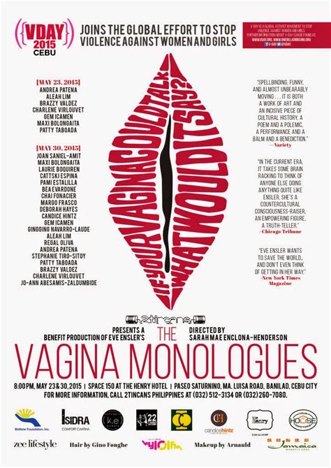 Cebu Book Club The Vagina Monologues Back In Cebu
