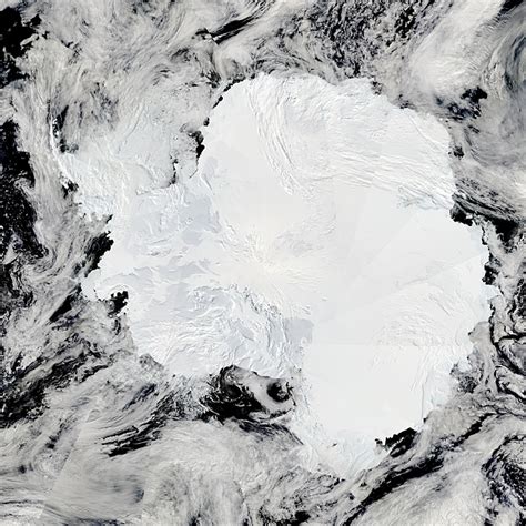 Multimedia Gallery The Continent Of Antarctica Appears As A Bright