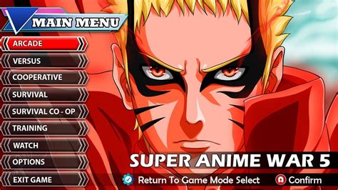 Super Anime War 5 Mugen 300 Characters Download Youtube