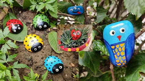 5 Easy Stone Art Ideas For Kids Diy Pebble Craft Ideas Diy Rock