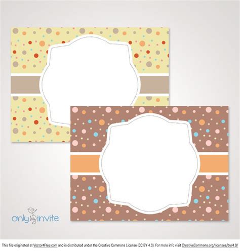 Download Baby shower invitation template - Free Vector Art