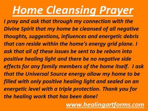 Home Cleansing Prayer Live It ~ Paganwiccan Pinterest Spiritual