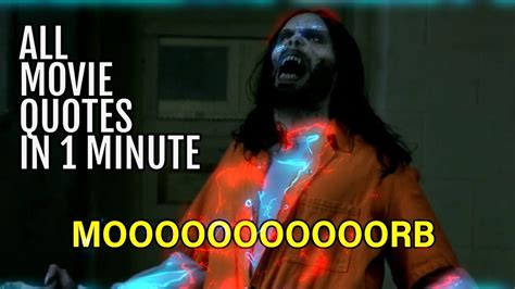 All Morbius Movie Quotes For People Who Didnt See It Youtube