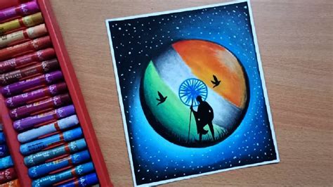 Oil Pastels Meaningful Independence Day Drawing In This Video I