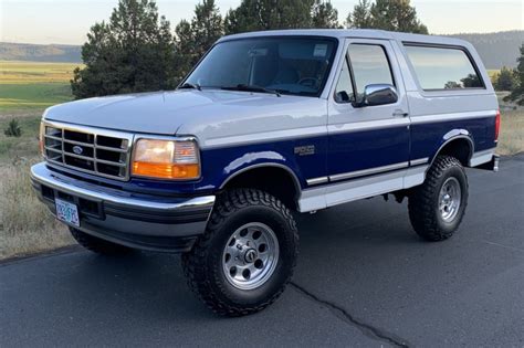 1996 Ford Bronco Xlt 4x4 For Sale On Bat Auctions Sold For 19250 On