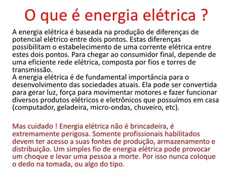 Energia Elétrica Vantagens E Desvantagens