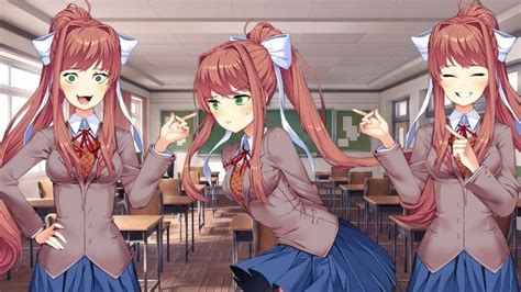 Just Monika Universe Doki Doki Literature Club Know Your Meme Doki