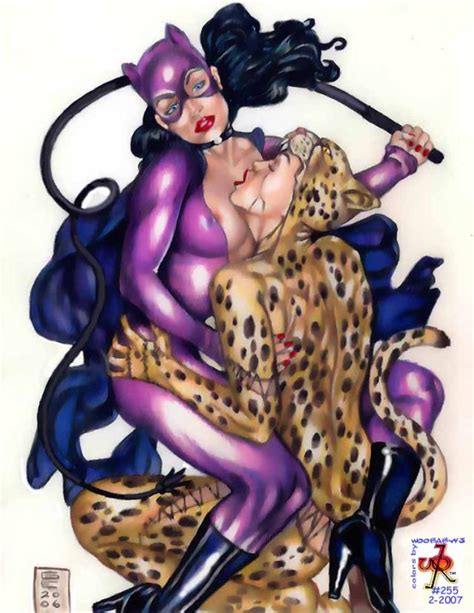 Catwoman Lesbian Sex Cheetah Naked Supervillain Images