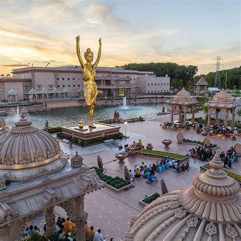 Worlds Largest Hindu Temple World Record In Robbinsville New Jersey