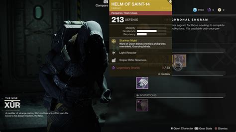 Destiny 2 Xur Location Where Is Xur Today And What Is He Selling