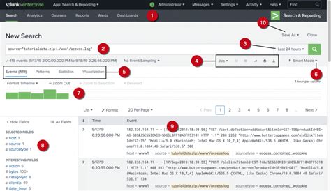 About The Search App Splunk Documentation