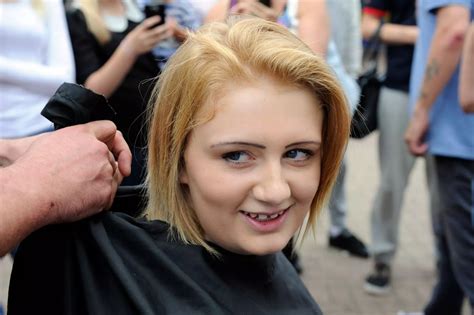 Picture Gallery Selena Share Gets Her Head Shaved For Charity Berkshire Live
