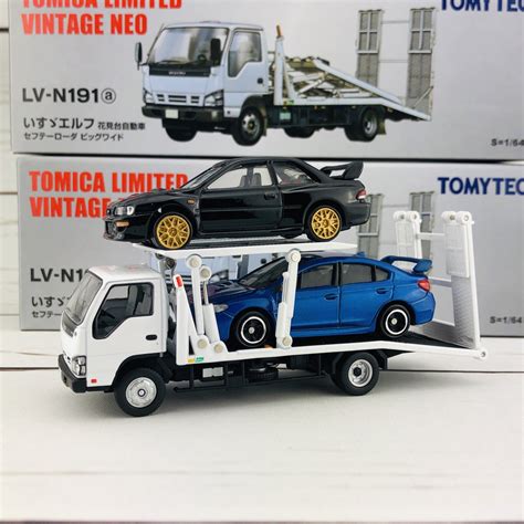 Tomica Limited Vintage Isuzu Elf Hanamidai Automobile Safety Loader Bi