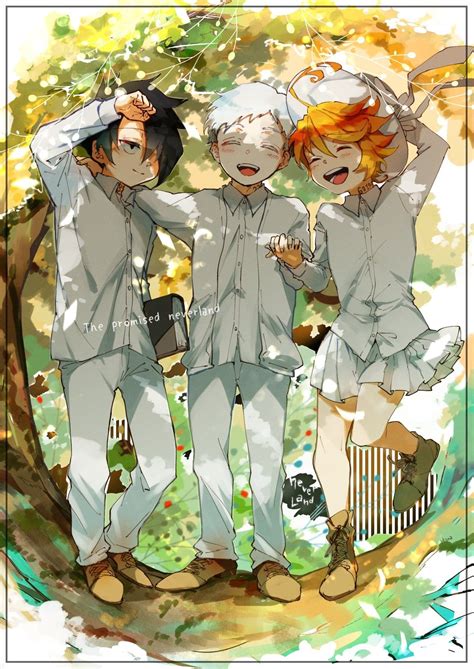 Emma • Norman • Ray • The Promised Neverland • Yakusoku No Neverland